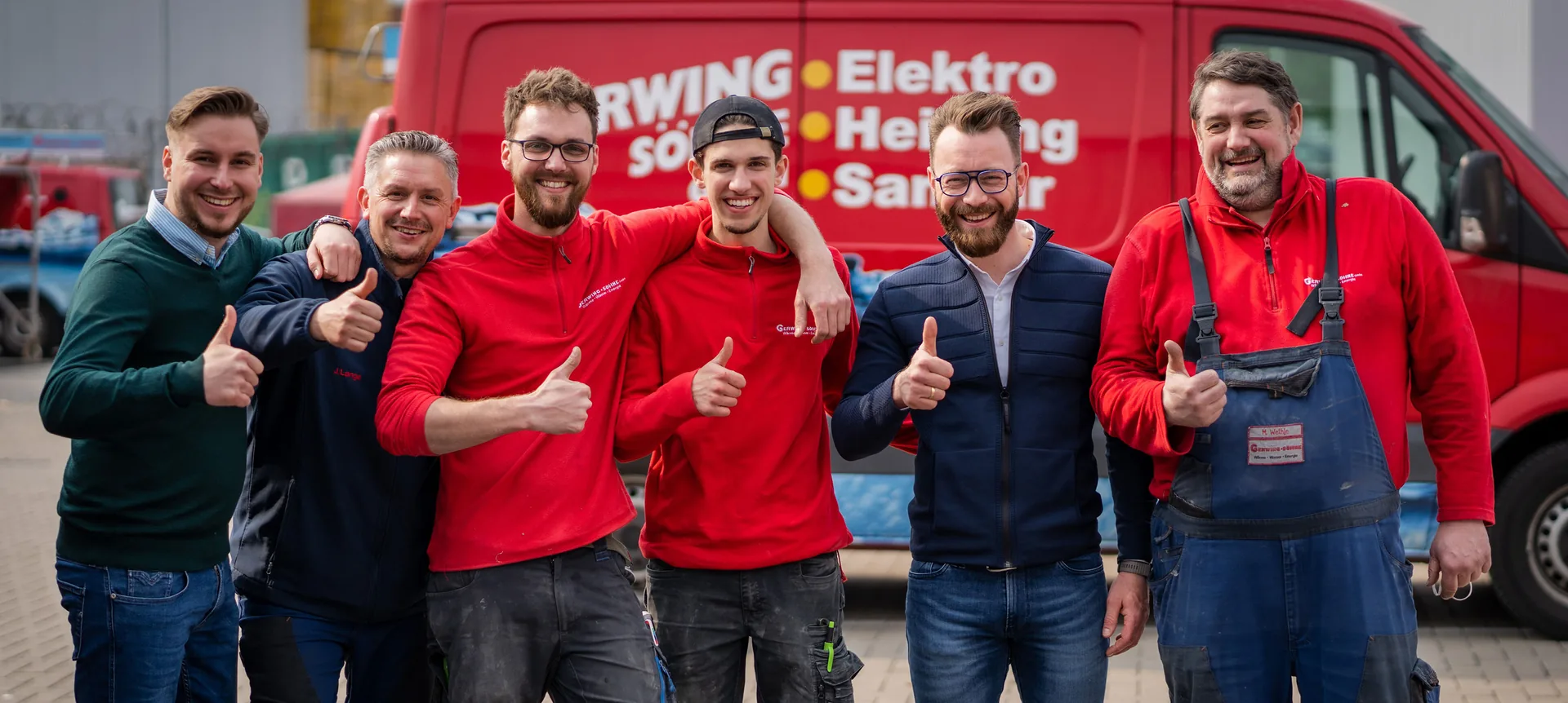 Initiativbewerbung Bonn von Gerwing Söhne – Teambild