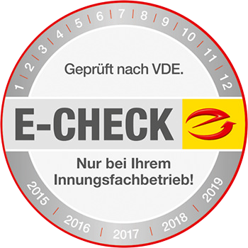 Elektrotechnik Bonn – Gerwing Söhne – e check siegel Elektrotechnik Bonn von Gerwing Söhne – e check siegel
